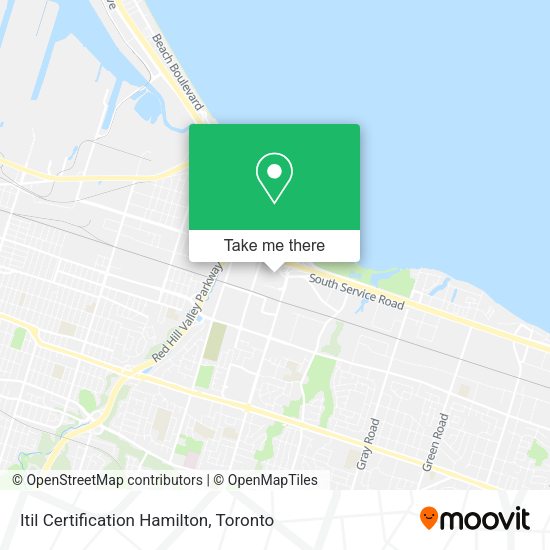 Itil Certification Hamilton map