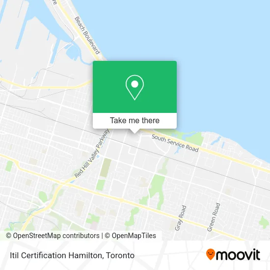 Itil Certification Hamilton map