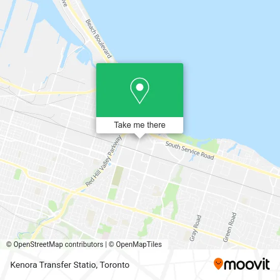 Kenora Transfer Statio map
