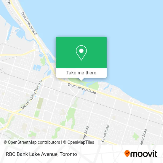 RBC Bank Lake Avenue map