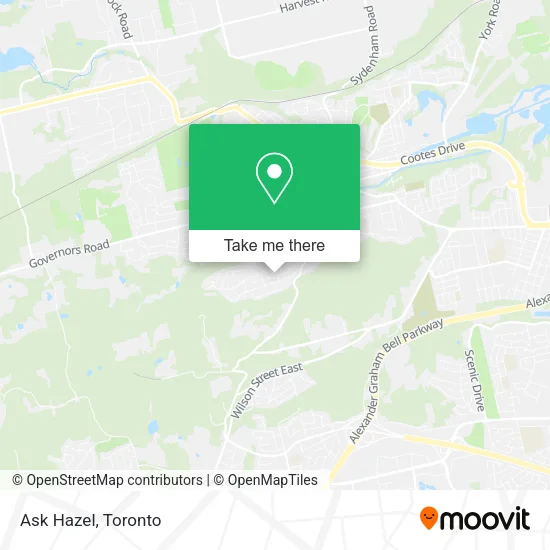 Ask Hazel map