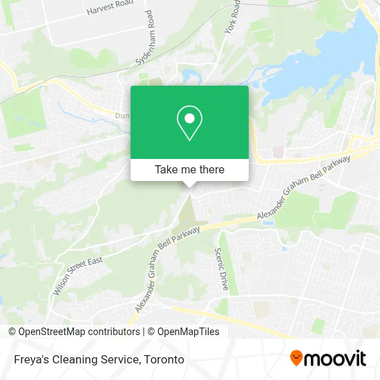 Freya's Cleaning Service map