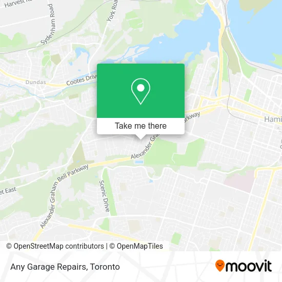 Any Garage Repairs map
