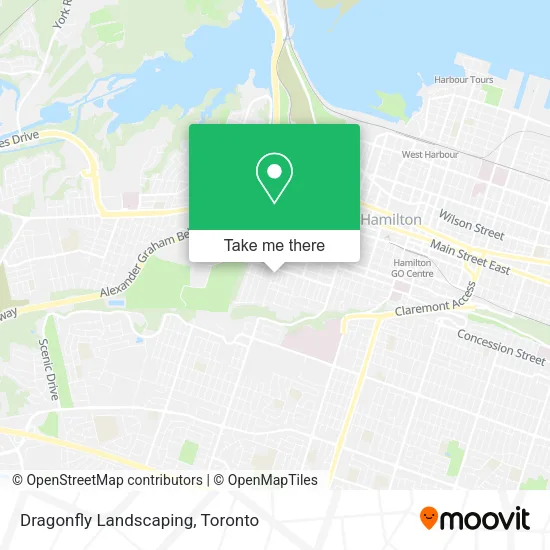 Dragonfly Landscaping map