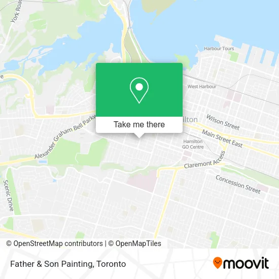 Father & Son Painting map