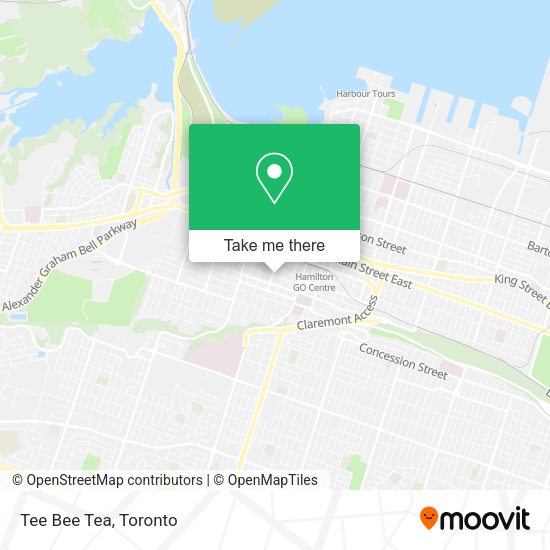 Tee Bee Tea map