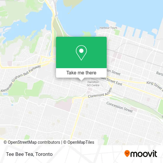 Tee Bee Tea map