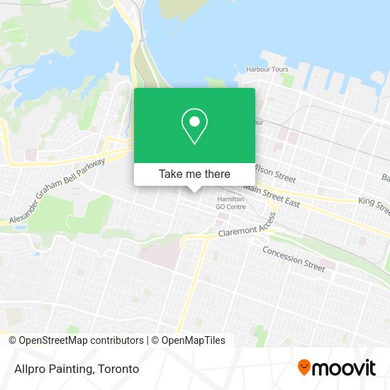 Allpro Painting map
