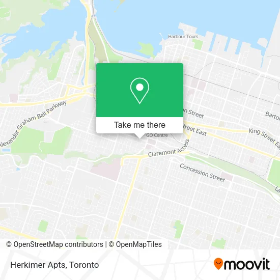 Herkimer Apts map
