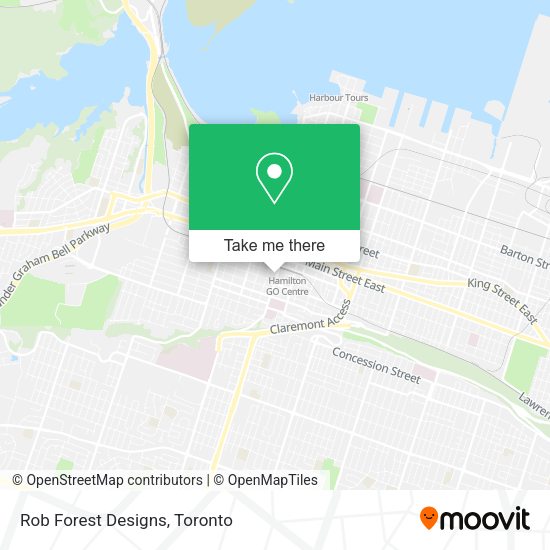 Rob Forest Designs map