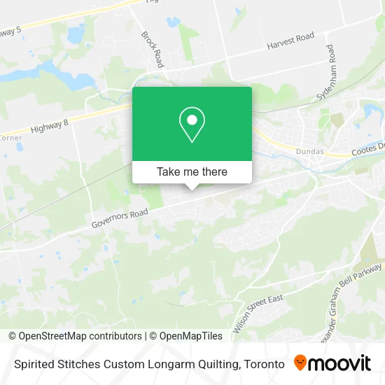 Spirited Stitches Custom Longarm Quilting map