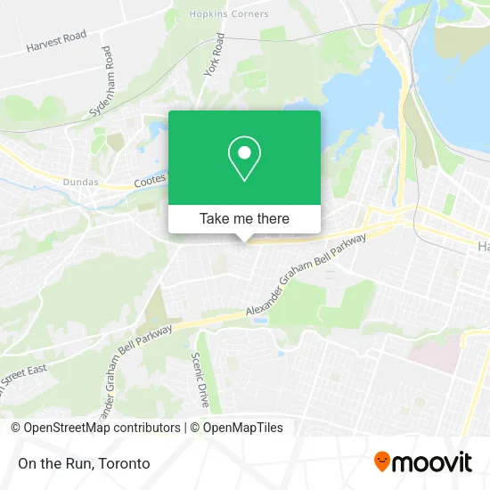 On the Run map