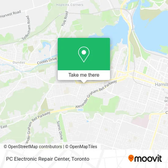 PC Electronic Repair Center map