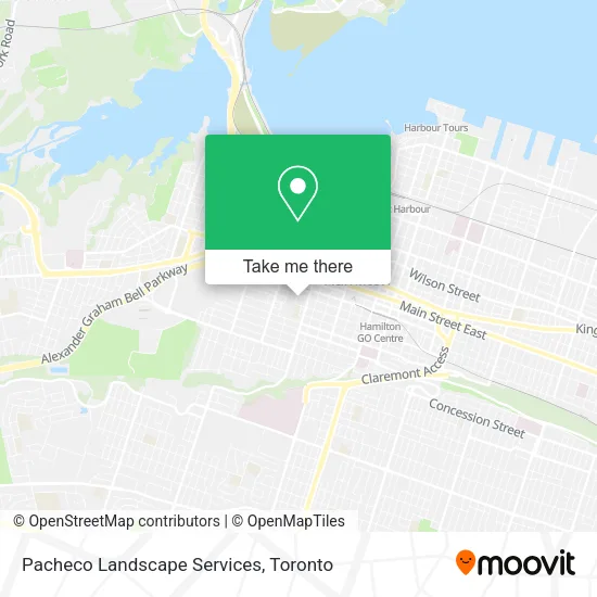 Pacheco Landscape Services map