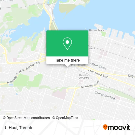 U-Haul map