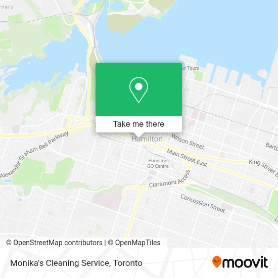 Monika's Cleaning Service map
