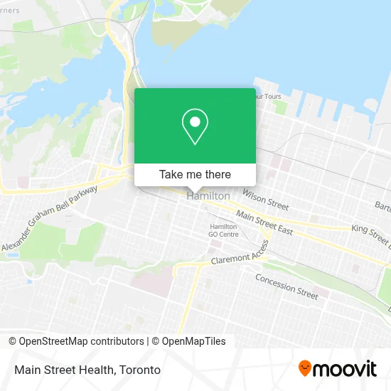 Main Street Health map