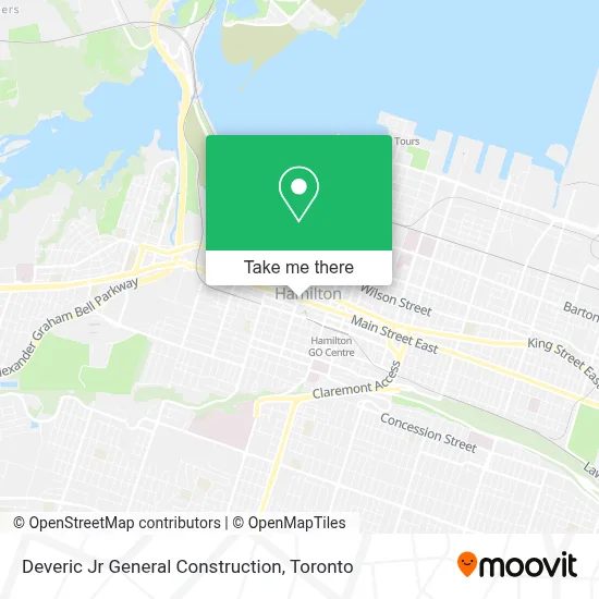 Deveric Jr General Construction map