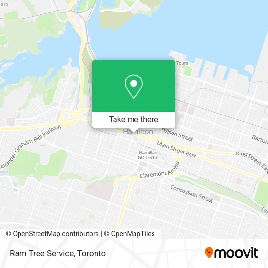 Ram Tree Service map