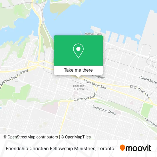 Friendship Christian Fellowship Ministries map
