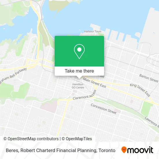 Beres, Robert Charterd Financial Planning map