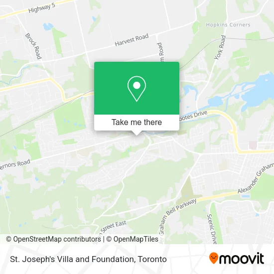 St. Joseph's Villa and Foundation map