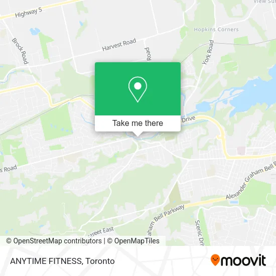 ANYTIME FITNESS map