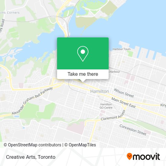 Creative Arts map