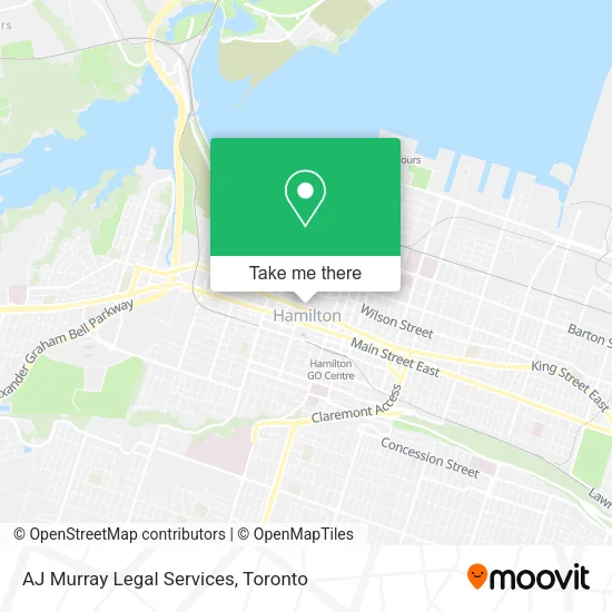 AJ Murray Legal Services map