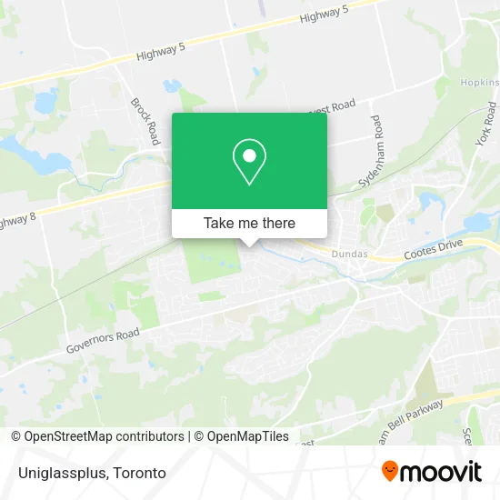 Uniglassplus map