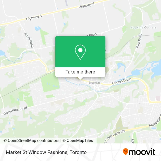 Market St Window Fashions map