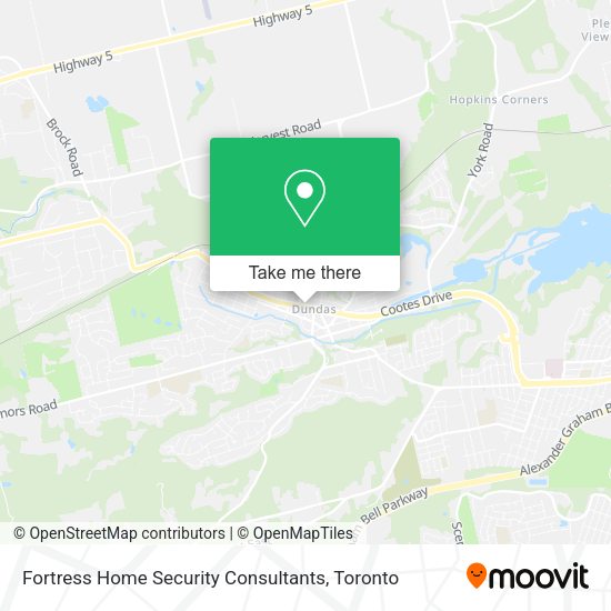 Fortress Home Security Consultants map