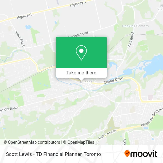 Scott Lewis - TD Financial Planner map