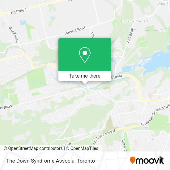 The Down Syndrome Associa map