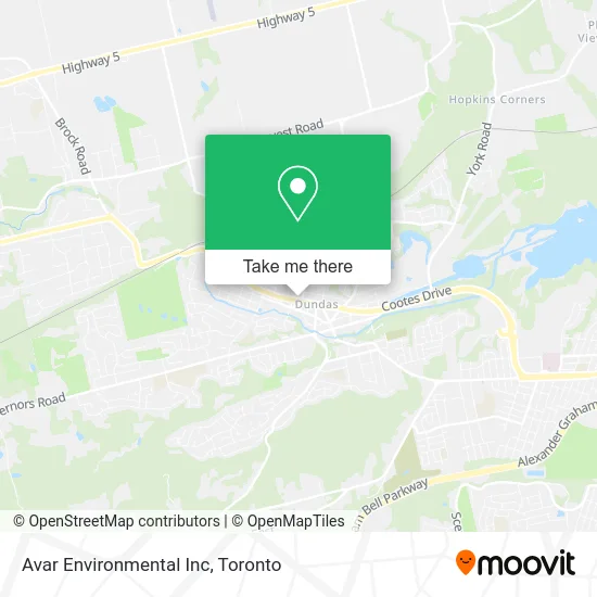 Avar Environmental Inc map