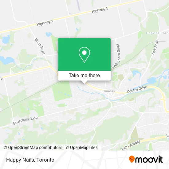Happy Nails map