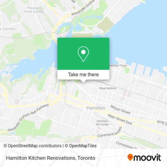 Hamilton Kitchen Renovations map