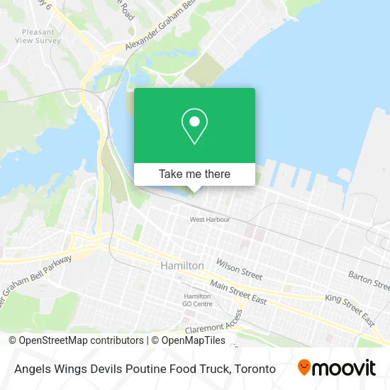 Angels Wings Devils Poutine Food Truck map
