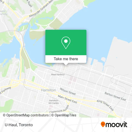 U-Haul map
