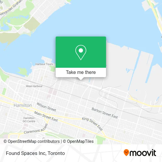 Found Spaces Inc map