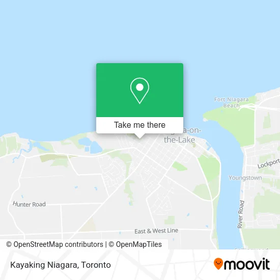 Kayaking Niagara map