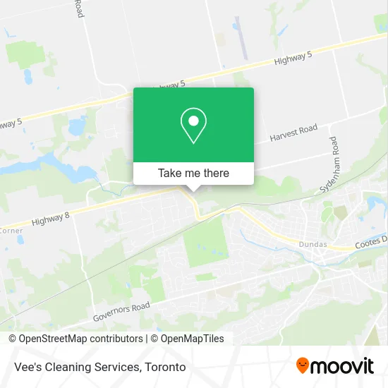 Vee's Cleaning Services map