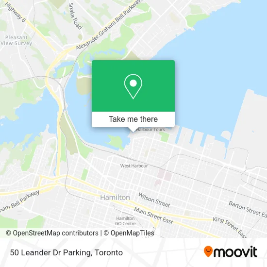 50 Leander Dr Parking map