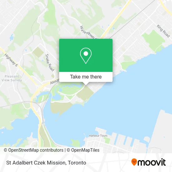 St Adalbert Czek Mission map