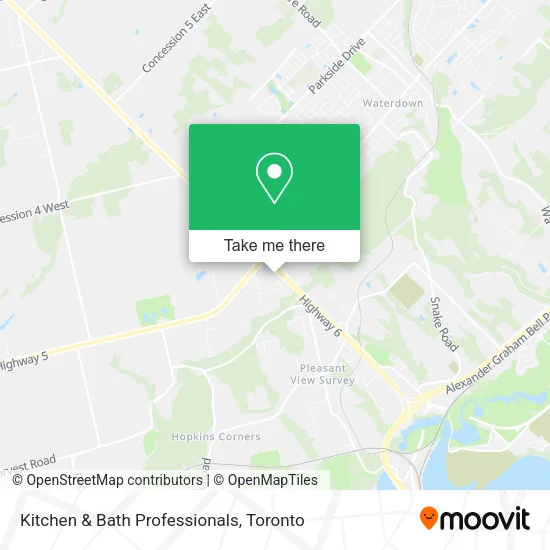 Kitchen & Bath Professionals map