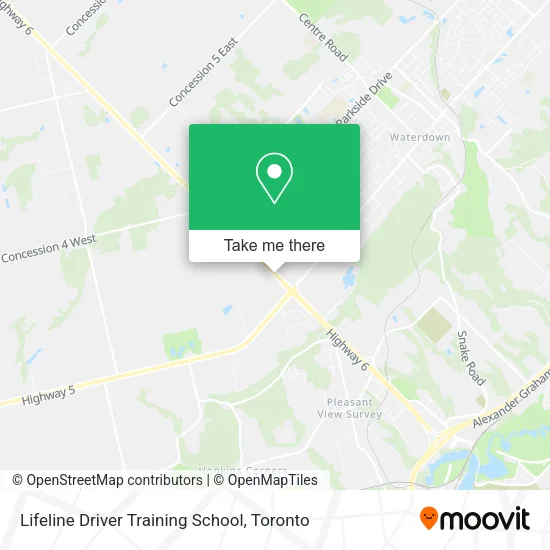 Lifeline Driver Training School map