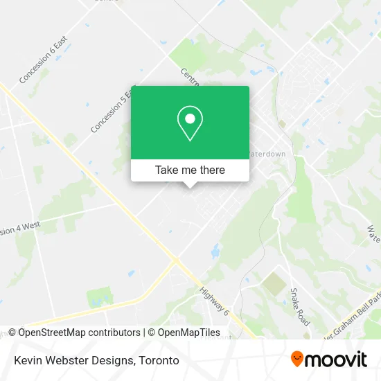 Kevin Webster Designs map