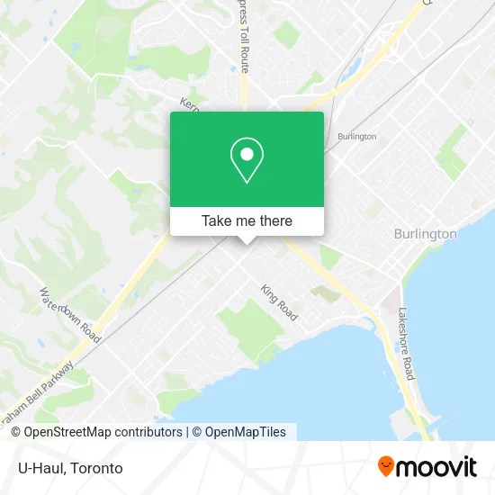 U-Haul map