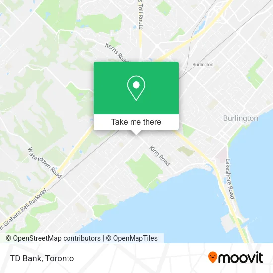 TD Bank map