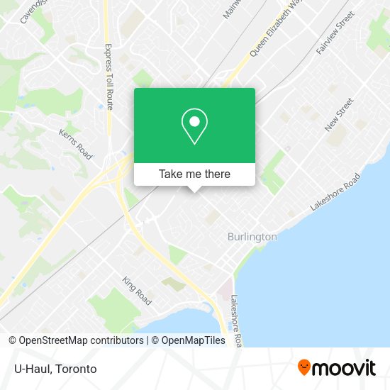 U-Haul map